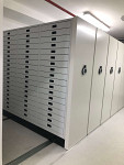 Mobile drawer cabinets for Oncology institute of Ljubljana