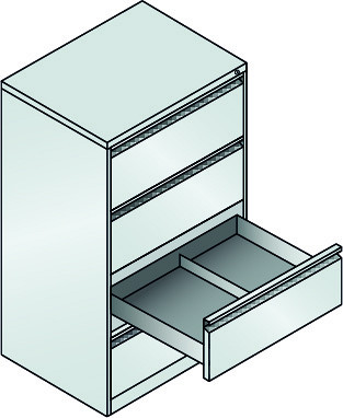 Kartotečni predalnik 4P-2A4 12934-322